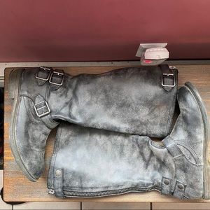 Zigi Soho distressed combat boots